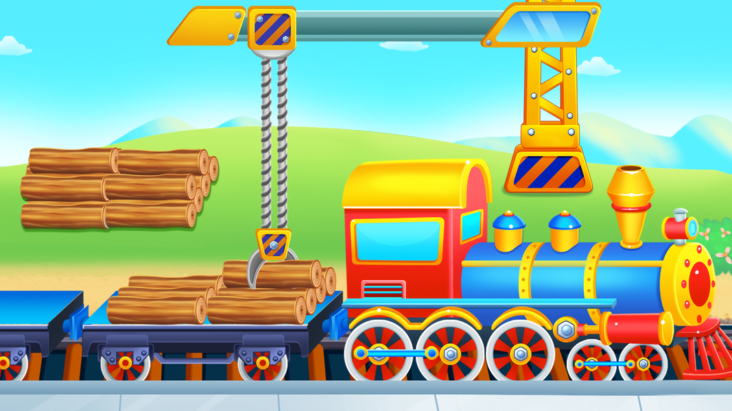 Train cleaning game - Gameplay image of android game