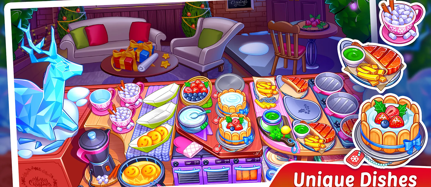 Christmas Fever Cooking Games - Gameplay image of android game