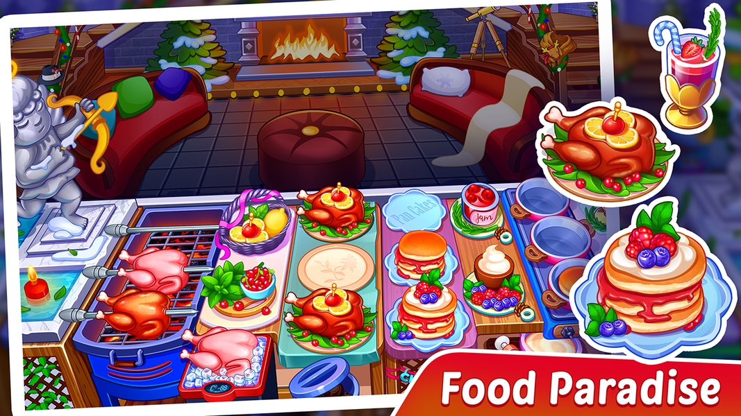 Christmas Fever Cooking Games - Gameplay image of android game