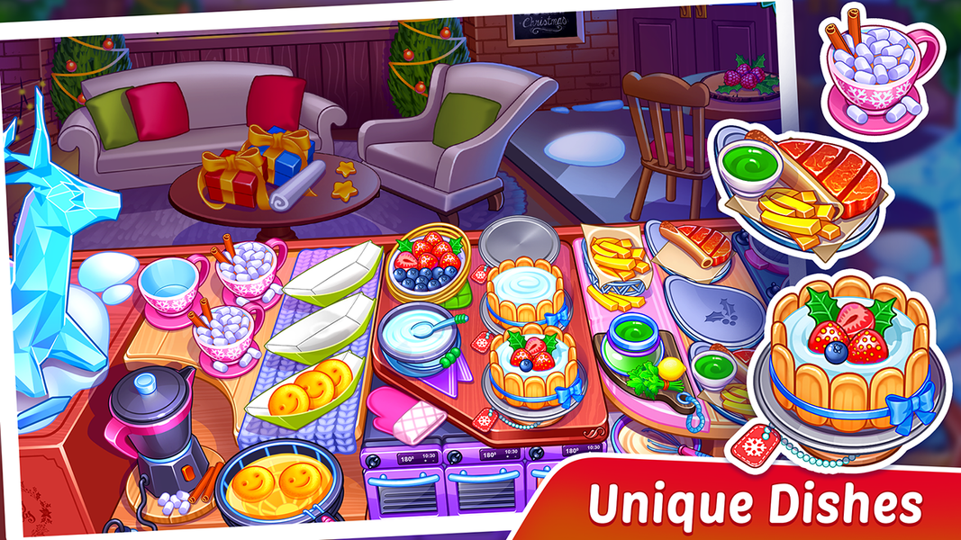 Christmas Fever Cooking Games - Gameplay image of android game