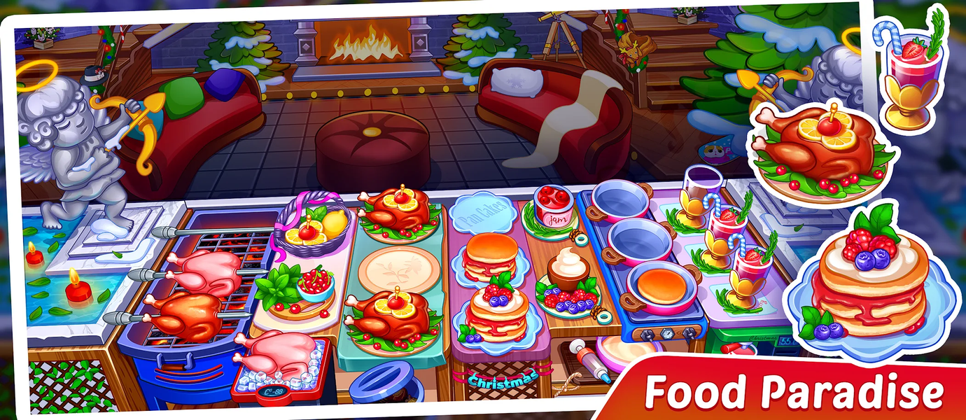 Christmas Fever Cooking Games - Gameplay image of android game