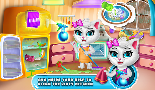 Ava's Kitty Pet Daycare Part1 - Image screenshot of android app