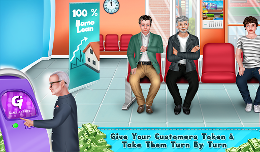 My Virtual Bank Simulator Game - Gameplay image of android game