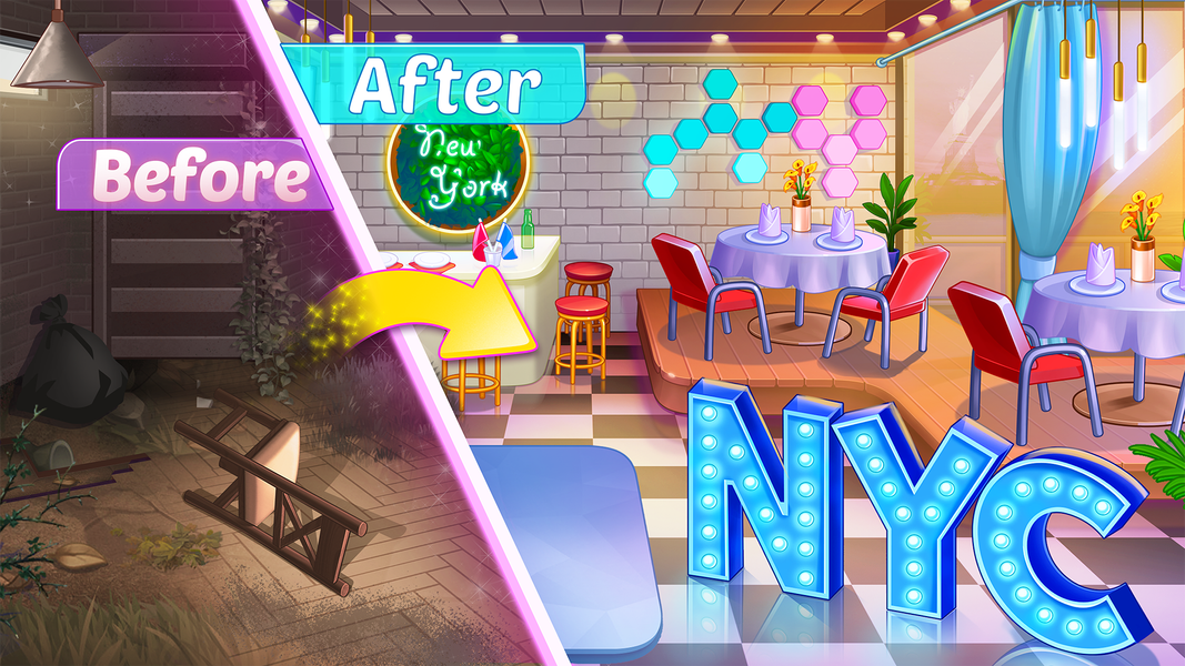 Cooking & Makeover Chef Games - عکس بازی موبایلی اندروید