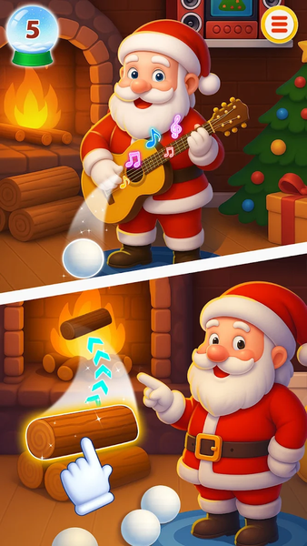 Santa's Life Cycle Day Care - Gameplay image of android game