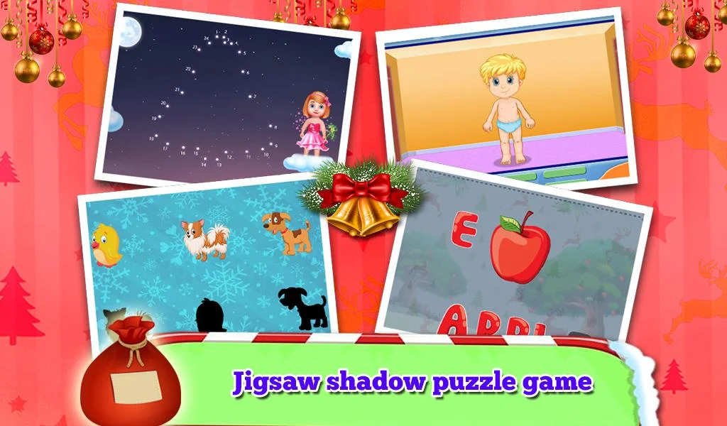 Christmas Connect the Dots fun - عکس بازی موبایلی اندروید