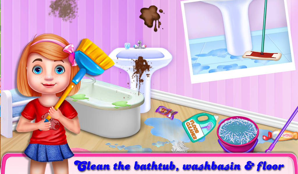 Christmas House Cleaning Game - Gameplay image of android game