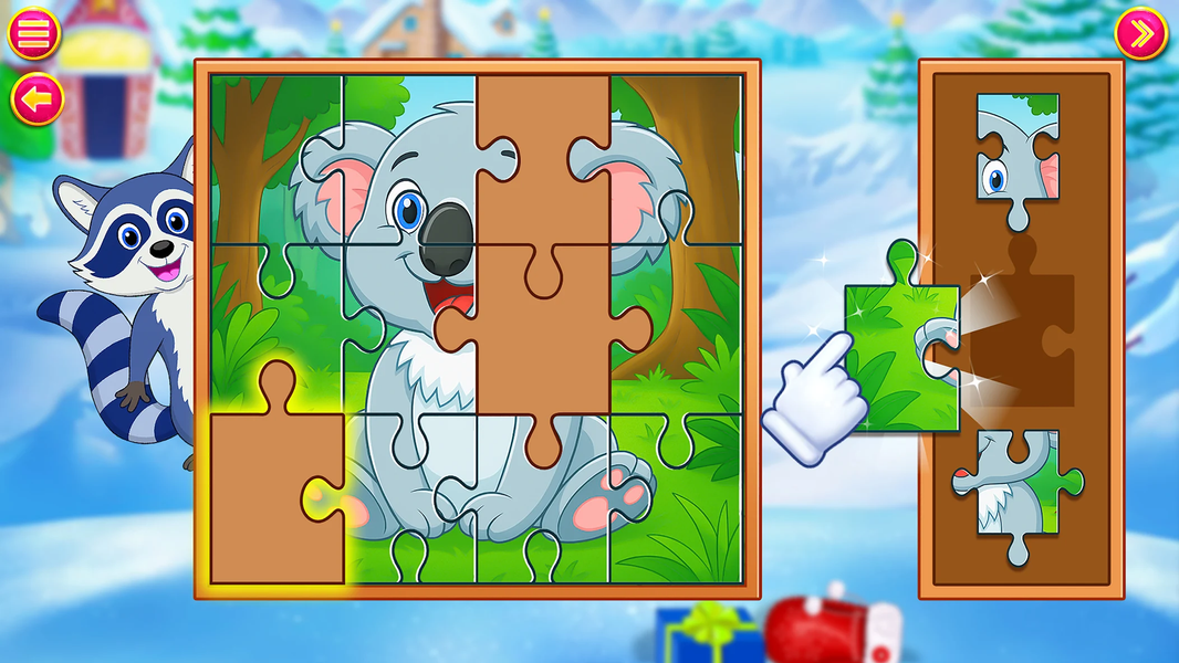 Christmas Jigsaw Puzzle Games - Gameplay image of android game