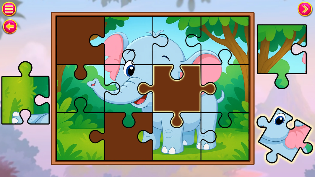 Christmas Jigsaw Puzzle Games - Gameplay image of android game