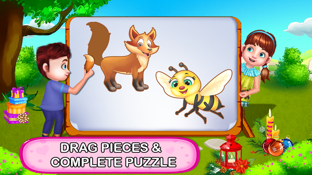 Christmas Jigsaw Puzzle Games - Gameplay image of android game