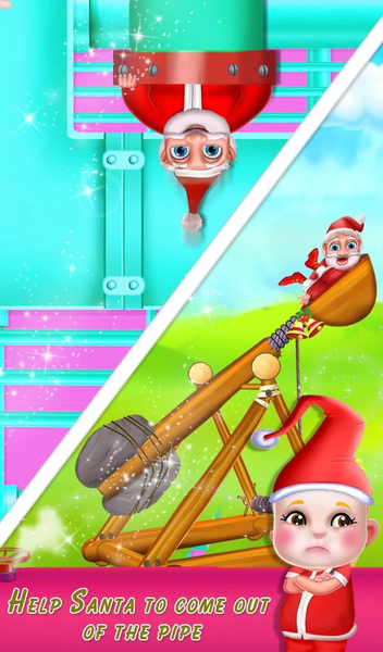 Crazy Santa's Christmas Night - Gameplay image of android game