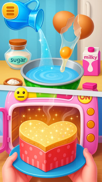 Birthday Cake Cooking Games - Gameplay image of android game