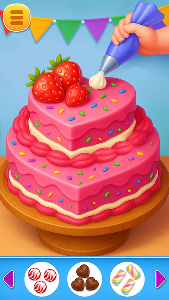 Birthday Cake Cooking Games - Gameplay image of android game