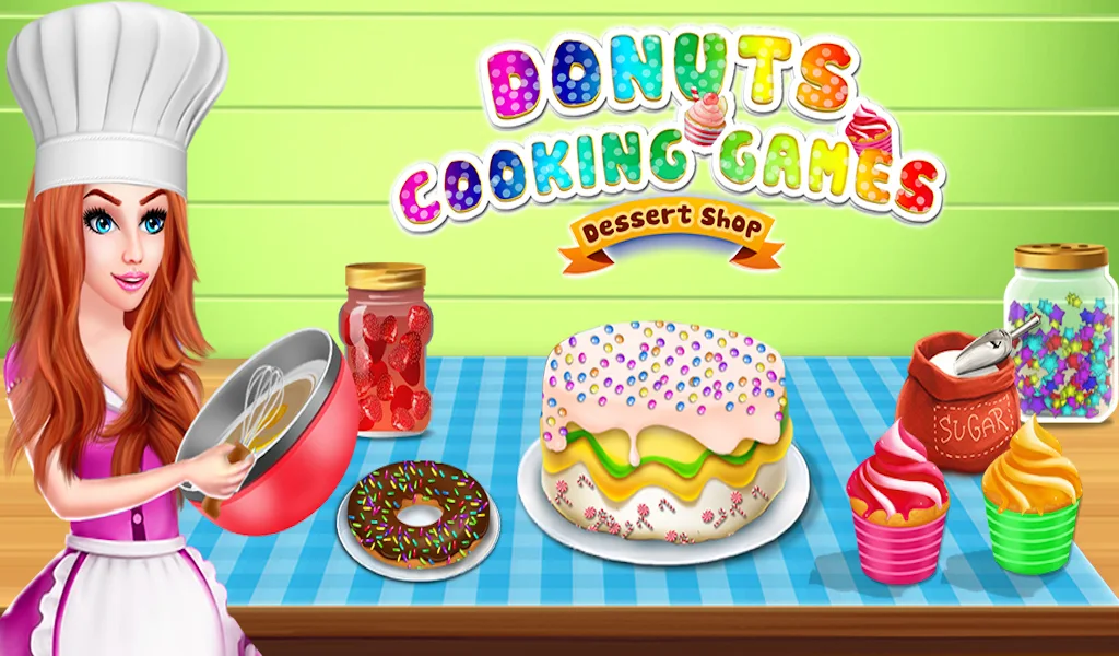 Make Sweet Donut: Cooking Game - عکس بازی موبایلی اندروید