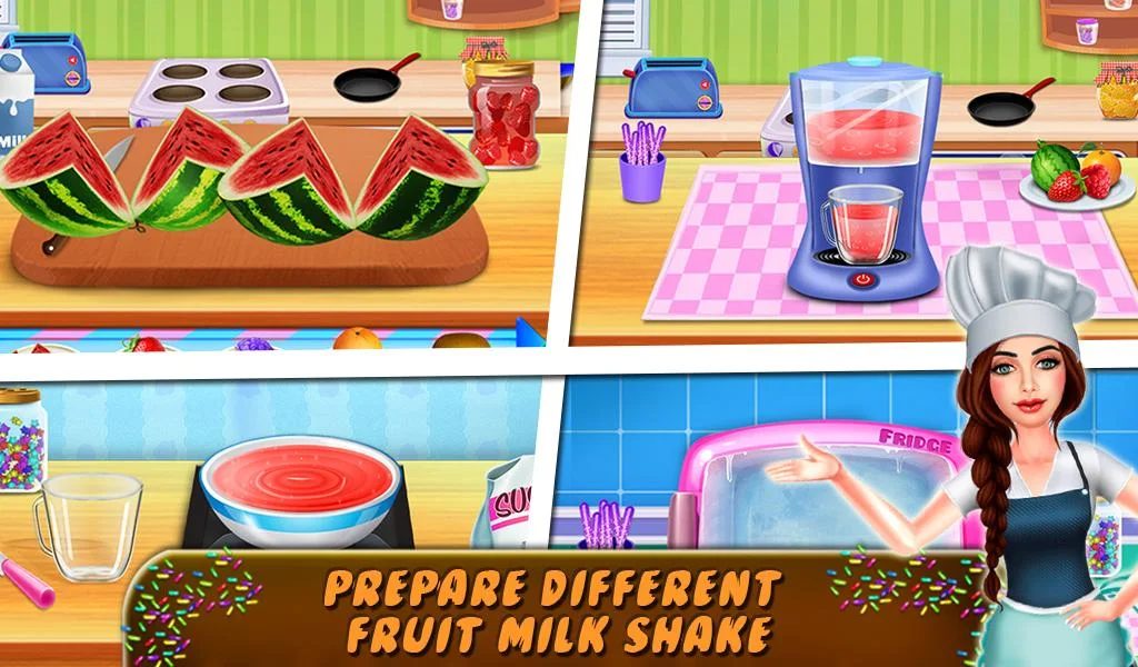 Make Sweet Donut: Cooking Game - Gameplay image of android game