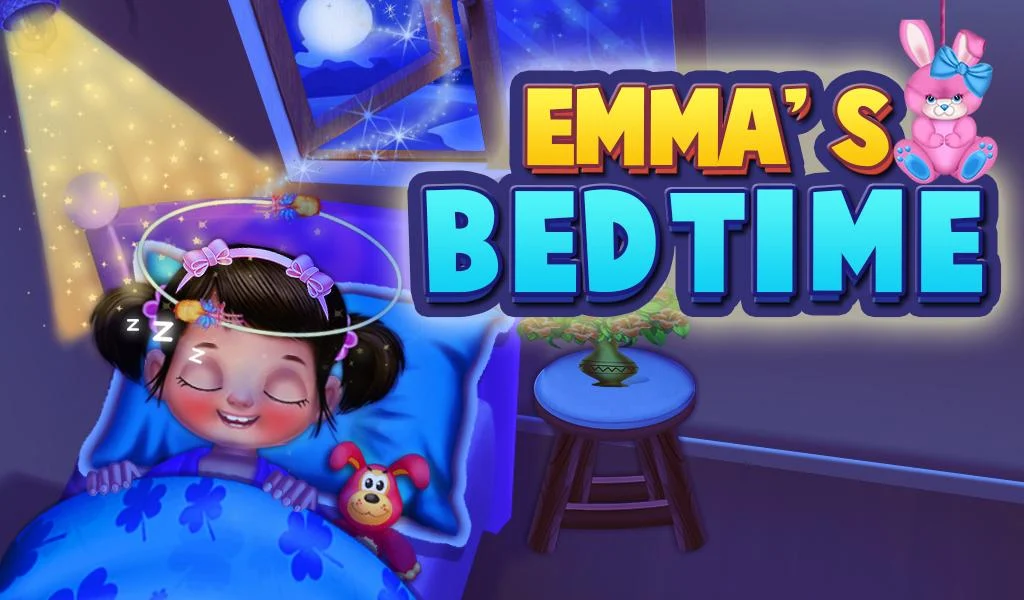 Emma's Bed Time Activities - Gameplay image of android game