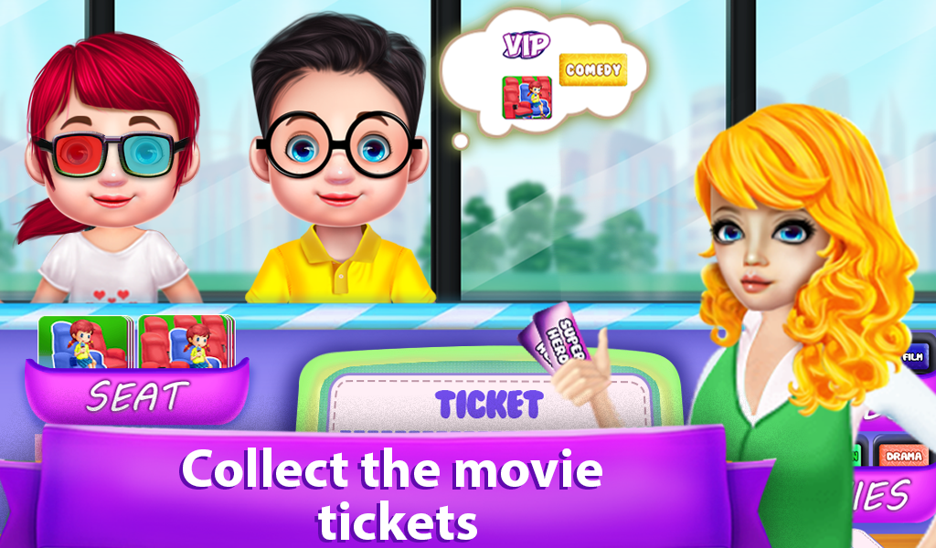 Family Movie Night Out Party - عکس بازی موبایلی اندروید
