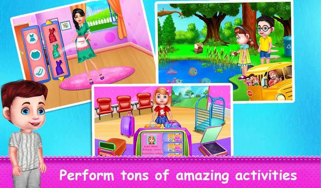 Family Summer Vacation Games - عکس بازی موبایلی اندروید