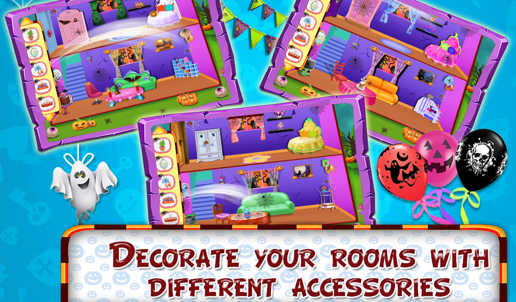Halloween Home Design Dream - Gameplay image of android game
