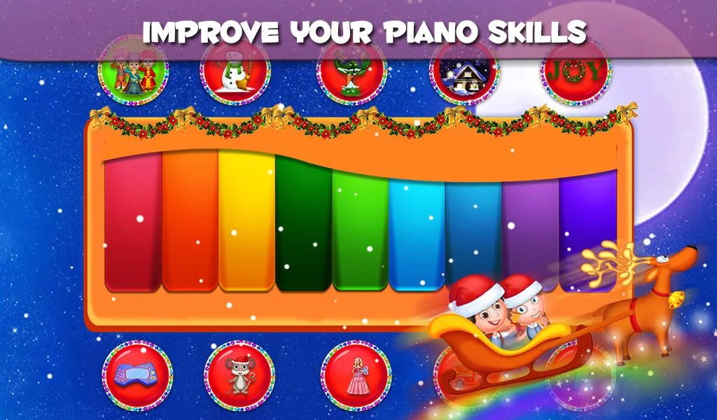 Christmas Kids Coloring Book - Gameplay image of android game