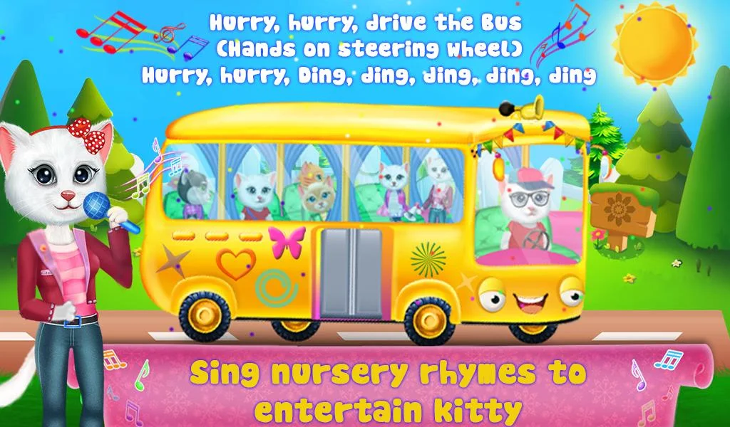 Kitty's School Trip Games - Gameplay image of android game