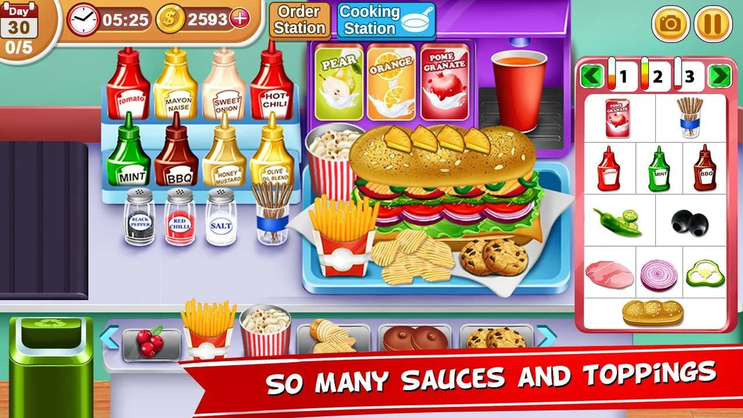 My sandwich Shop Games - عکس بازی موبایلی اندروید