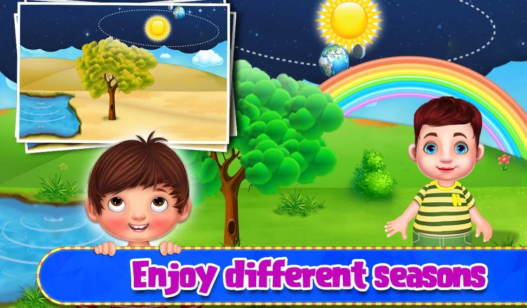 Kids Season Learning Games - عکس بازی موبایلی اندروید