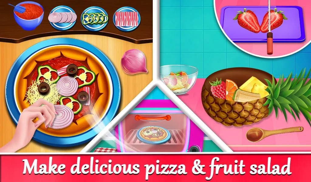 Cooking in Kitchen Food Games - Gameplay image of android game