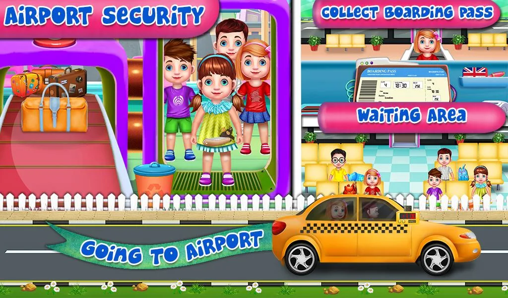 Kids Airport Travel Games - Gameplay image of android game