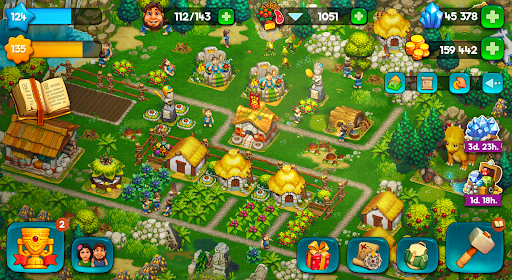 The Tribez: Build a Village - Gameplay image of android game