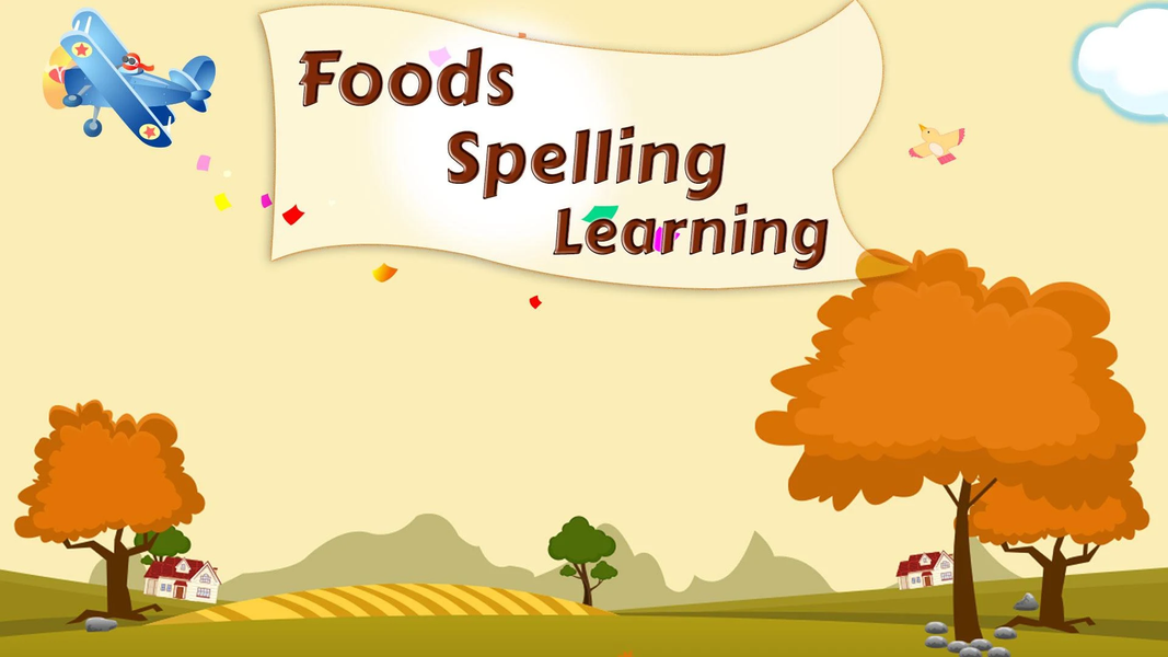 Spelling Learning Foods - Gameplay image of android game