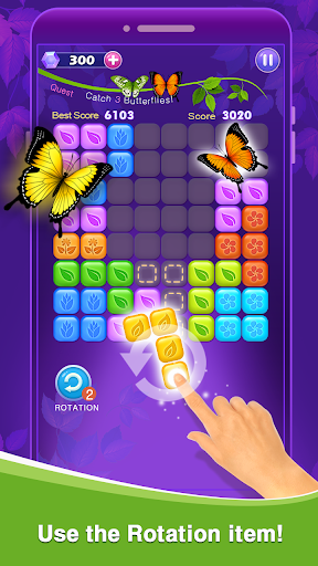 Block Puzzle Cute Butterfly - Image screenshot of android app