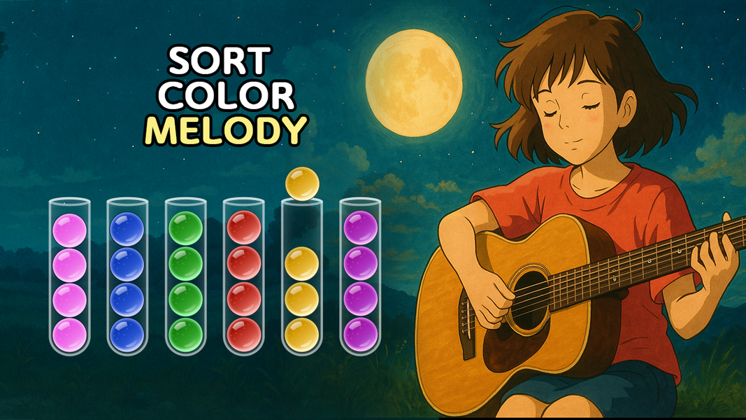 Sort Color Melody - Gameplay image of android game