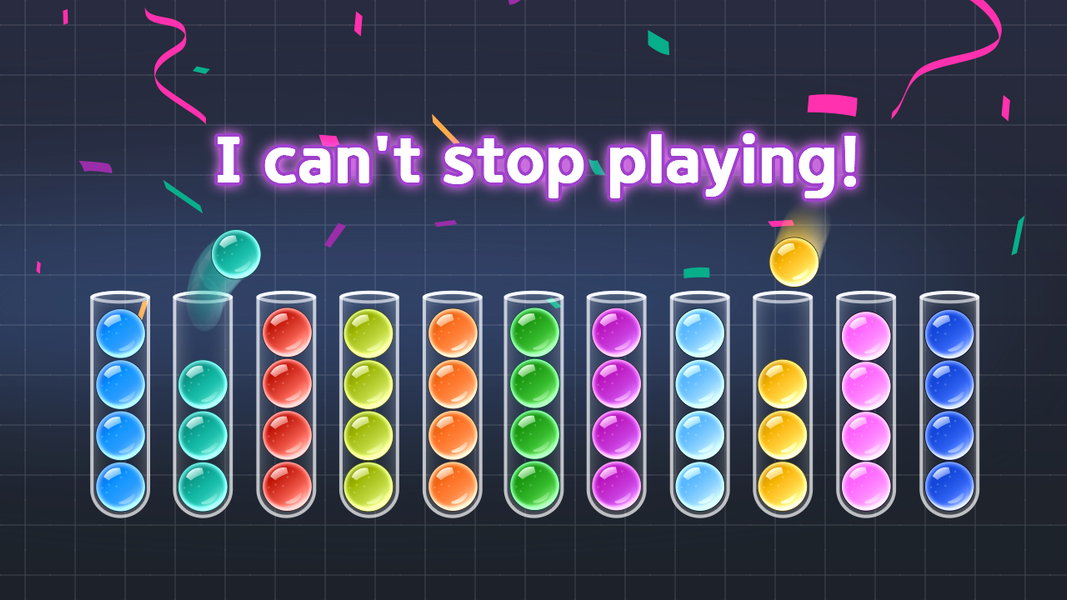 Sort Color Puzzle - عکس بازی موبایلی اندروید