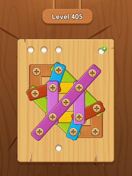 Wood Screw N Bolt - Gameplay image of android game