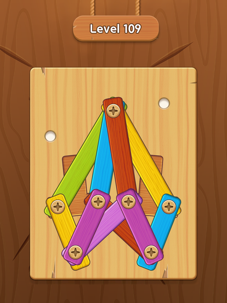 Wood Screw N Bolt - Gameplay image of android game