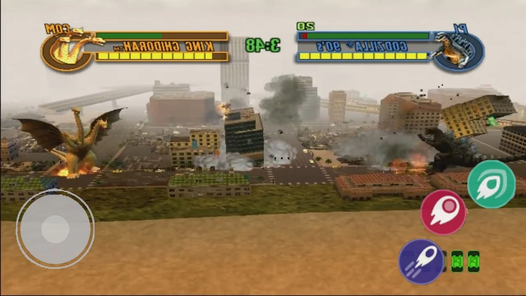 Kaiju Godzilla vs King Kong 3D - Gameplay image of android game