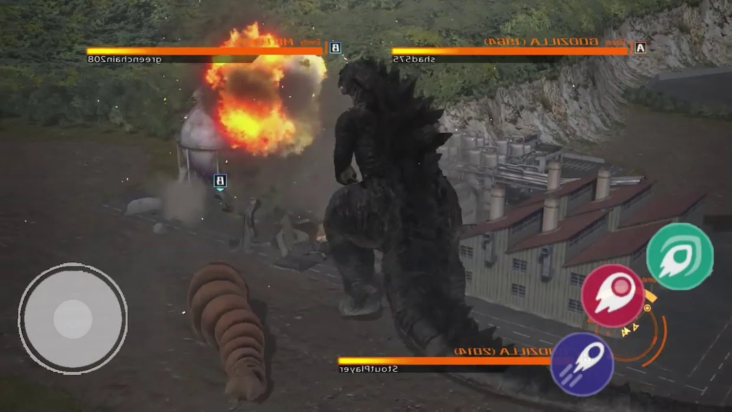 Kaiju Godzilla vs King Kong 3D - Gameplay image of android game