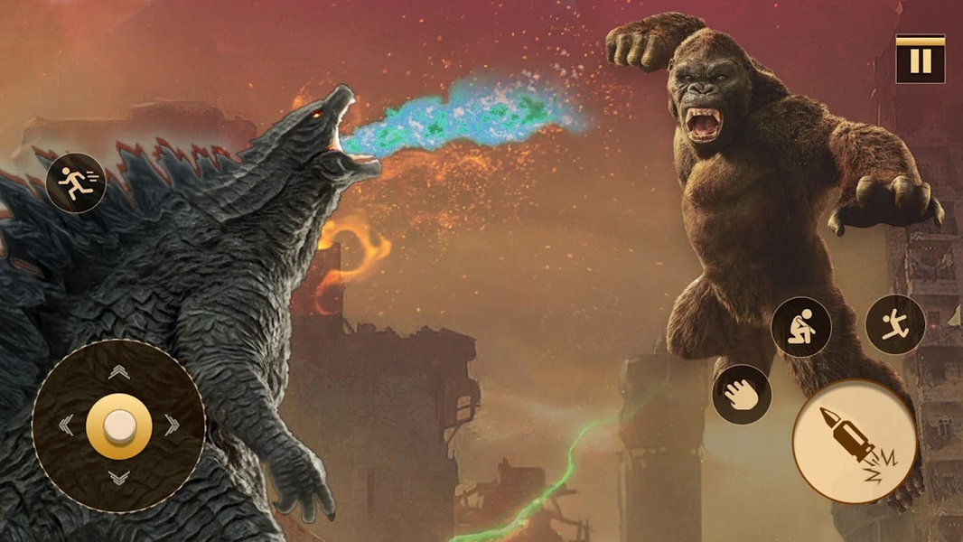 Godzilla Kaiju City Attack 3D - Gameplay image of android game