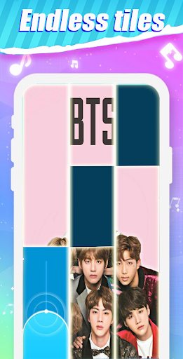 Dynamite - BTS KPOP Piano Tiles - Gameplay image of android game
