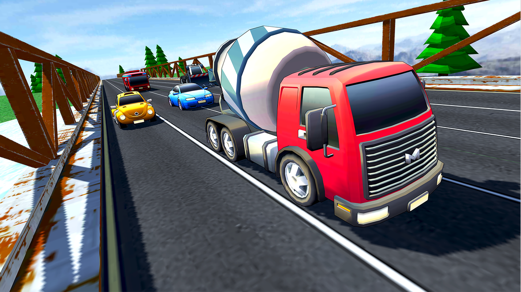 Toy Truck Racer - Gameplay image of android game