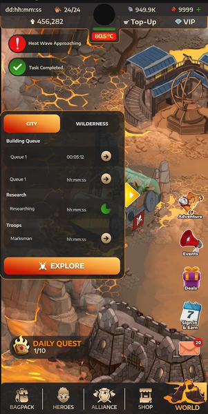 Lava Survival - عکس بازی موبایلی اندروید