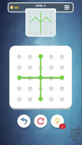 معمای خطوط - Gameplay image of android game
