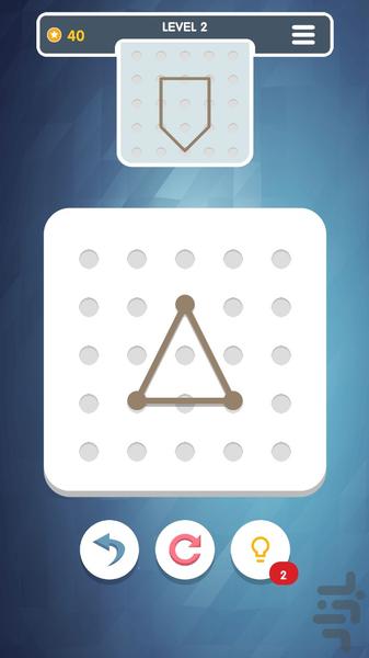 معمای خطوط - Gameplay image of android game