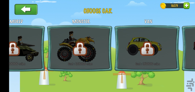 hill racing death - Gameplay image of android game