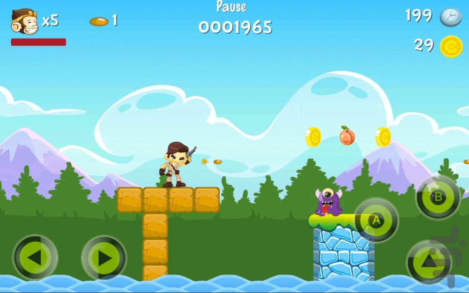 hero jungle - Gameplay image of android game