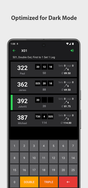 Darts Assistant: Scoring App - Image screenshot of android app