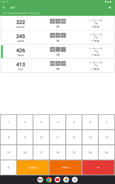 Darts Assistant: Scoring App - Image screenshot of android app