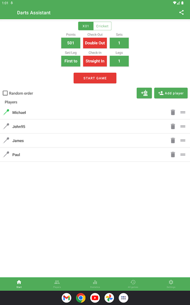 Darts Assistant: Scoring App - Image screenshot of android app