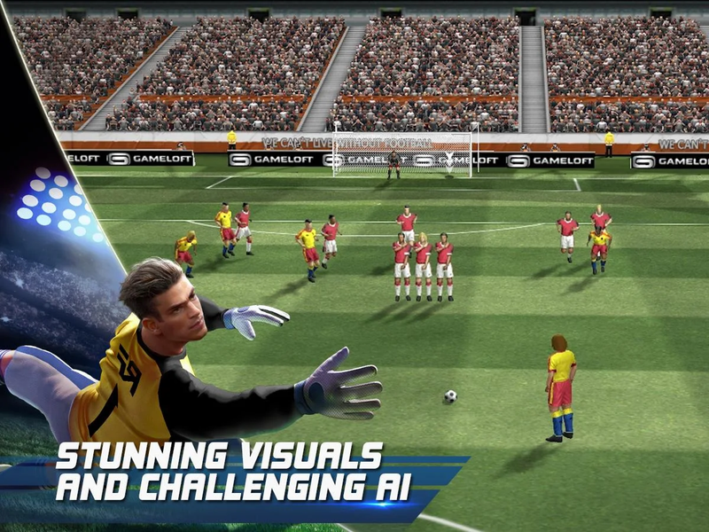 Real Football - Gameplay image of android game